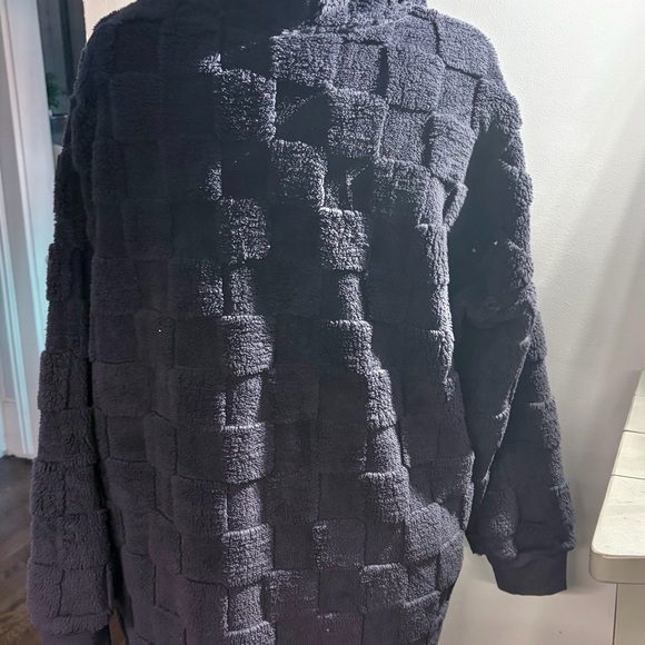 NWT Cuddl Duds Super Soft Navy Super Warm Hooded Pullover - Picture 3 of 8